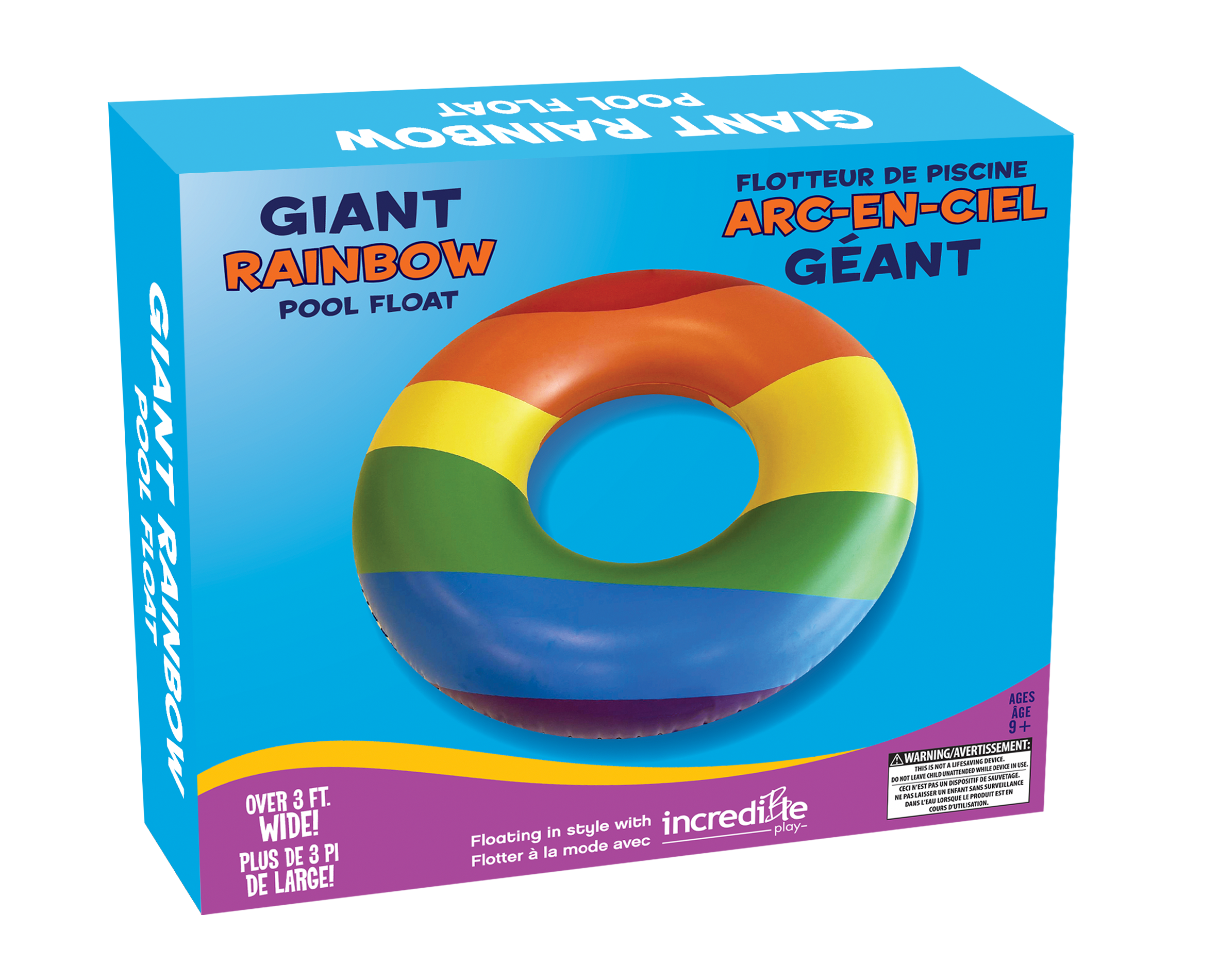 Rainbow pool float