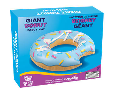 Giant Blue Donut Float