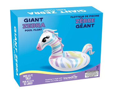 Giant Zebra Pool Float