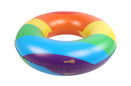 Rainbow pool float