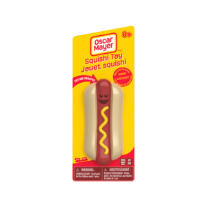 OSCAR MAYER SQUISHI HOT DOG TOY