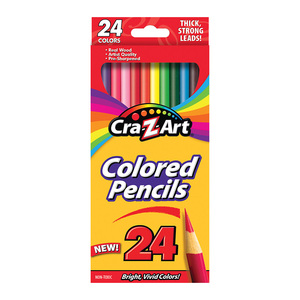 24ct Colored Pencils, peggable box