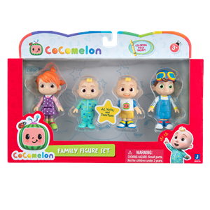 ocomelon Family & Friends Figure 4 Pack