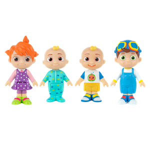 ocomelon Family & Friends Figure 4 Pack